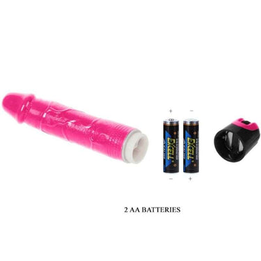 Dildo Glitterato Rosa con Vibrazioni Potenti e Multi-Velocità